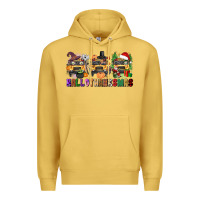 Antique Gold hallothanksmas Premium Hoodie - texasbilliewilder