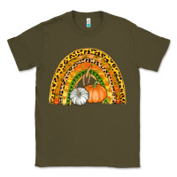 Army Green fall rainbow Classic Tee - AdoDesignShop