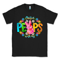 Black Chillin Peeps With My Classic Tee - CowhideDigitalArt