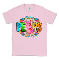 Bubblegum Pink Chillin Peeps With My Classic Tee - CowhideDigitalArt