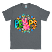 Charcoal Heather Chillin Peeps With My Classic Tee - CowhideDigitalArt