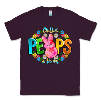 Plum Chillin Peeps With My Classic Tee - CowhideDigitalArt