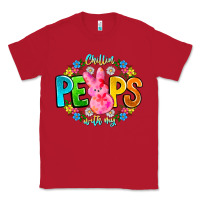 Red Chillin Peeps With My Classic Tee - CowhideDigitalArt