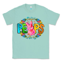 Seafoam Chillin Peeps With My Classic Tee - CowhideDigitalArt