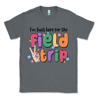Charcoal Heather i'm just here for the field trip Classic Tee - MaliasSmallBusiness