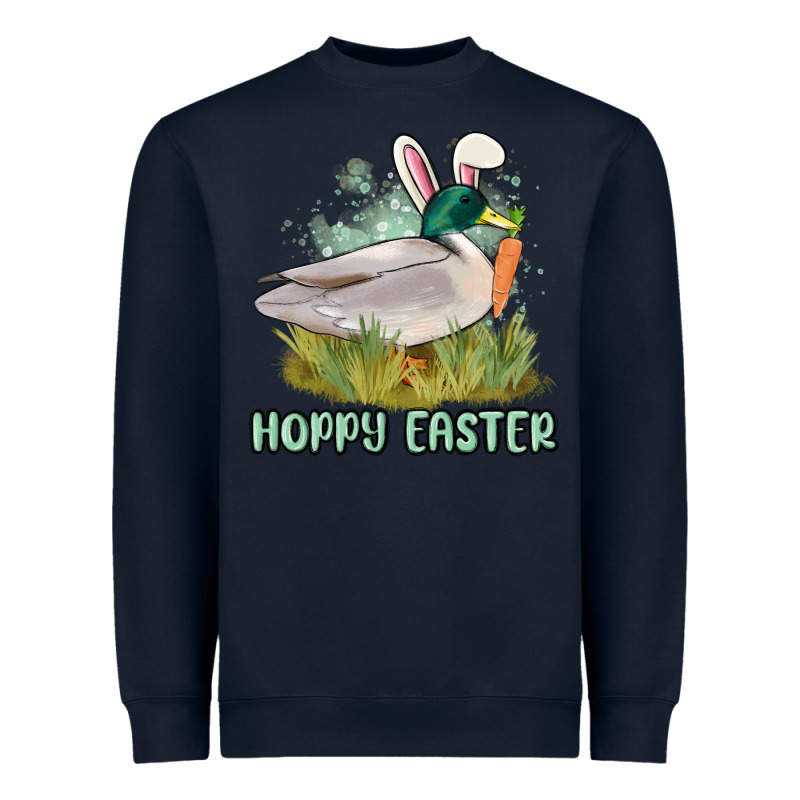 Hoppy Easter Duck Hunting Heavyweight Sweatshirt by MaliasSmallBusiness | Teevron