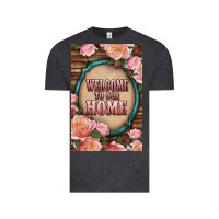 Vintage Black Western Welcome To Our Home Vintage Tee - LillyAllenDesigns