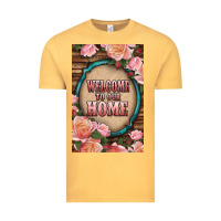 Vintage Mustard Western Welcome To Our Home Vintage Tee - LillyAllenDesigns