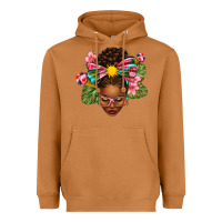 Meerkat Afro Woman Summer Heavyweight Hoodie - texasbilliewilder