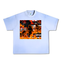 Grape Ice firefighter thin red lin Urban Heavy Tee - LillyAllenDesigns
