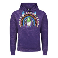 Cloud Purple easter gnome rainbow Vintage Hoodie - Artiststas