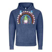 Vintage Denim easter gnome rainbow Vintage Hoodie - Artiststas