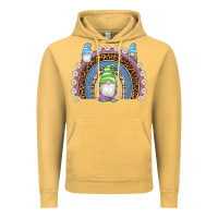 Vintage Mustard easter gnome rainbow Vintage Hoodie - Artiststas