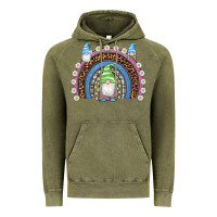 Vintage Olive easter gnome rainbow Vintage Hoodie - Artiststas