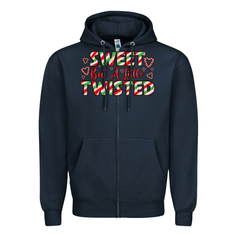 Sweet But A Little Twisted Zipper Hoodie by LillyAllenDesigns | Teevron