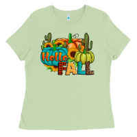 Matcha hello fall Ladies Tee - JahusDesignShop