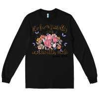 Black for i am fearfully and wonderfully made Long Sleeve Tee - MaliasSmallBusiness