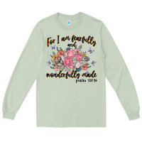 Matcha for i am fearfully and wonderfully made Long Sleeve Tee - MaliasSmallBusiness