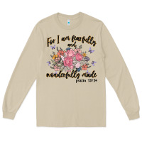 Mushroom for i am fearfully and wonderfully made Long Sleeve Tee - MaliasSmallBusiness