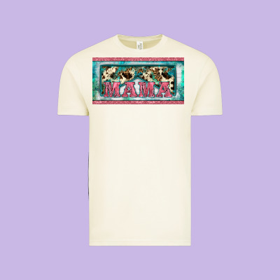 Western Mama     License Plate Vintage Tee Designed By Barkaloodesign