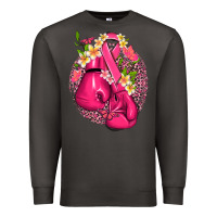 Smoke cancer boxing gloves with ribbon Premium Sweatshirt - NancyCooperArtShop