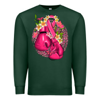 Sports Green cancer boxing gloves with ribbon Premium Sweatshirt - NancyCooperArtShop