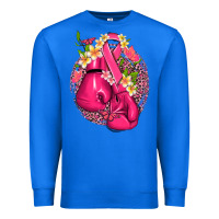True Royal cancer boxing gloves with ribbon Premium Sweatshirt - NancyCooperArtShop