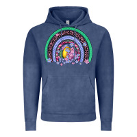 Vintage Denim easter egg rainbow Vintage Hoodie - Artiststas