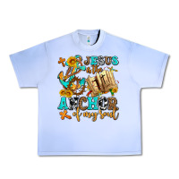 Grape Ice jesus is the anchor of my soul Urban Heavy Tee - AdoDesignShop