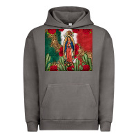 Pigment Tornado Our Lady Of Guadalupe Mexican Flag Roses Cactus Urban Hoodie - FaDigitalArtStudio
