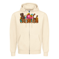 Sandshell cowgirl Zipper Hoodie - LillyAllenDesigns