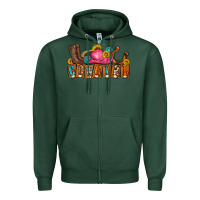 Sports Green cowgirl Zipper Hoodie - LillyAllenDesigns