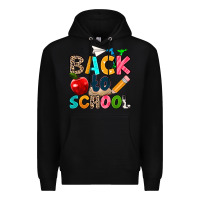 Black back to school Premium Hoodie - texasbilliewilder