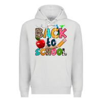 Dove Grey back to school Premium Hoodie - texasbilliewilder