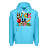 Ocean Blue back to school Premium Hoodie - texasbilliewilder