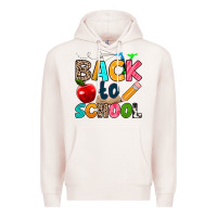 Pale Pink back to school Premium Hoodie - texasbilliewilder