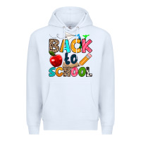 White back to school Premium Hoodie - texasbilliewilder