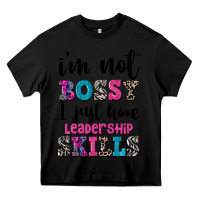 Black ı'm not bossy ı just have leadership skills Heavy Core Tee - FaDigitalArtStudio