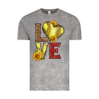 Cloud Rock western love softball Vintage Tee - LillyAllenDesigns