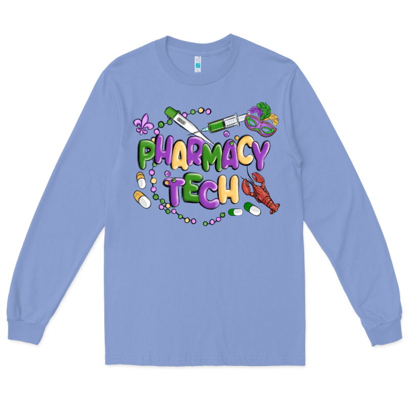 Pharmacy Tech Long Sleeve Tee by MaliasSmallBusiness | Teevron