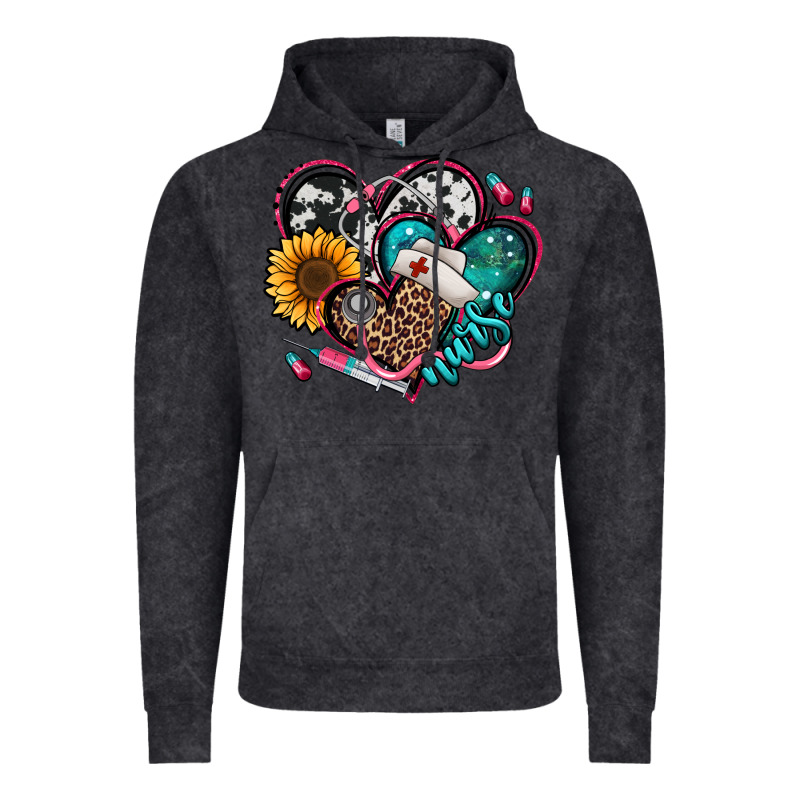Nurse Hearts Vintage Hoodie by Jasminsmagicworld | Teevron