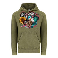 Vintage Olive nurse hearts Vintage Hoodie - Jasminsmagicworld