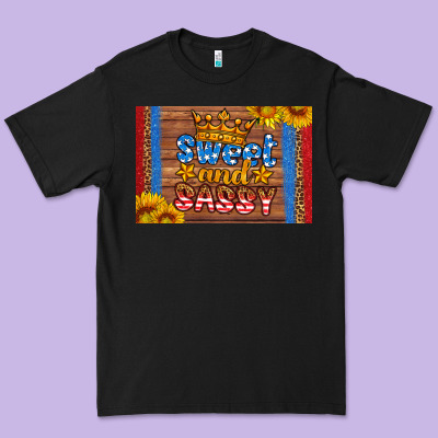 Usa Sweet And Sassy Skinny Metal Can Holder Premium Tee Designed By Hra Design Shop