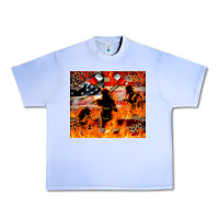 Grape Ice Western Firefighters With Thin Red Line Urban Heavy Tee - LillyAllenDesigns