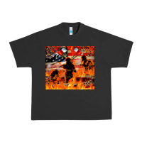 Pigment Black Western Firefighters With Thin Red Line Urban Heavy Tee - LillyAllenDesigns