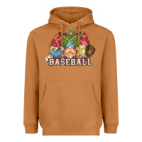 Meerkat Baseball gnomes Heavyweight Hoodie - NancyCooperArtShop