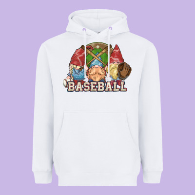 Baseball Gnomes Heavyweight Hoodie Designed By Nancycooperartshop
