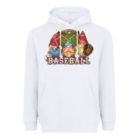 White Baseball gnomes Heavyweight Hoodie - NancyCooperArtShop