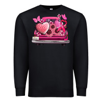 Black cancer truck back view Premium Sweatshirt - NancyCooperArtShop