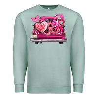 Seafoam cancer truck back view Premium Sweatshirt - NancyCooperArtShop